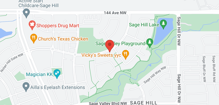 map of 168 SAGE VALLEY Drive NW